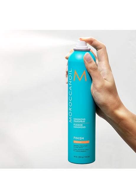 Moroccanoil Luminous Hairspray Strong Finish (330 ml) - Hair By Safiyaa